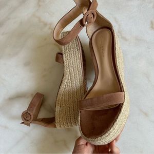 Gainvito Rossi Wedge platform sandals US 10/ IT 40